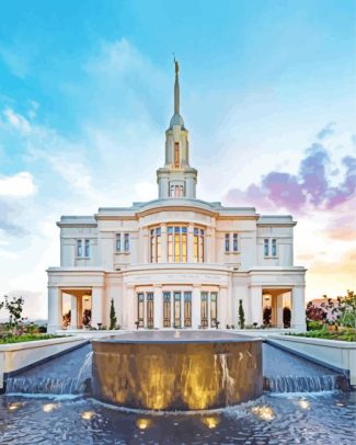 Payson Temple Utah Diamond Painting