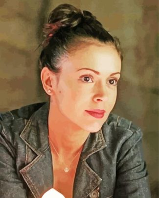 Phoebe Halliwell Charmed Diamond Painting