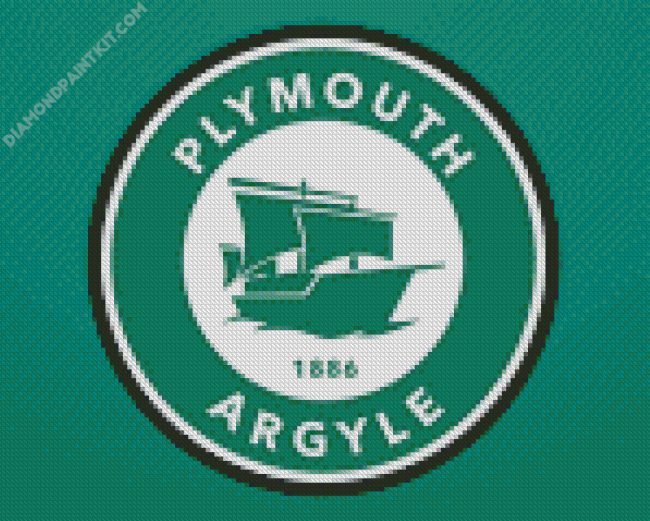 Plymouth Argyle Football Badge Diamond Painting