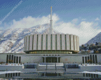 Provo Online Temple Diamond Painting