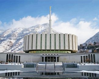 Provo Online Temple Diamond Painting