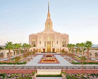 Red Cliffs Temple Diamond Painting