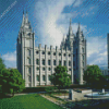 Salt Lake Online Temple Diamond Painting