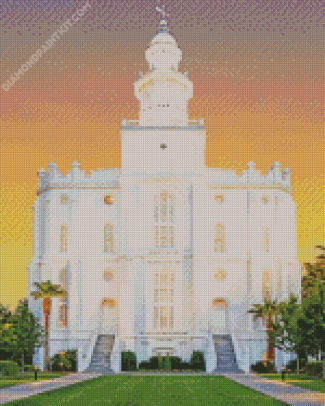 St George Temple Diamond Painting