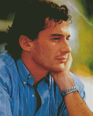 Ayrton Senna Diamond Painting