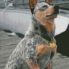 Australian Cattle Dog Diamond Painting