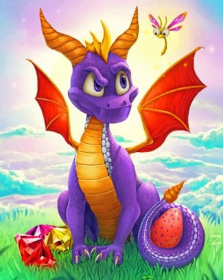 Spyro The Dragon Remastered Diamond Painting