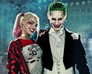 Harley Quinn And Joker Diamond Painting