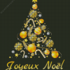 Joyeux Noel Tree Diamond Painting