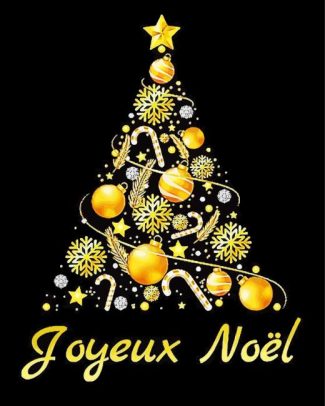 Joyeux Noel Tree Diamond Painting