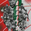 South Sydney Rabbitohs NRL Team Diamond Painting