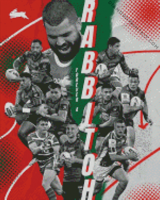 South Sydney Rabbitohs NRL Team Diamond Painting