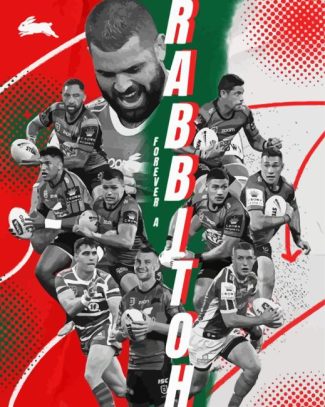 South Sydney Rabbitohs NRL Team Diamond Painting