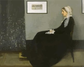 Whistler Mother Diamond Painting