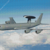 Awacs Airplane Diamond Painting