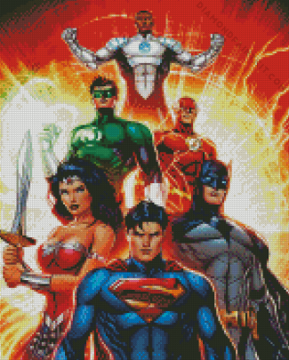 Cool Justice League Diamond Painting