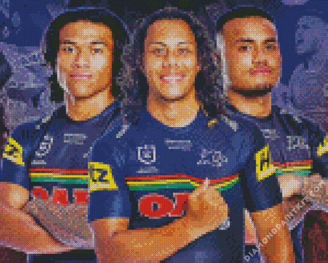 Penrith Panthers NRL Diamond Painting art