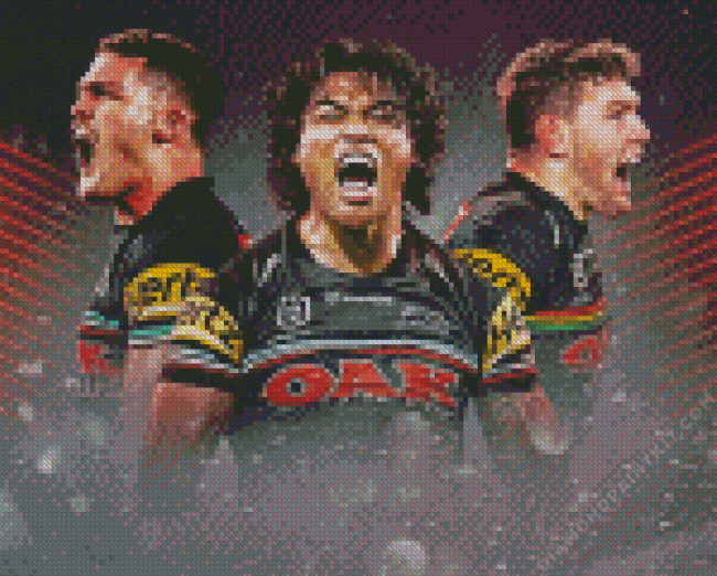 Penrith NRL Diamond Painting art