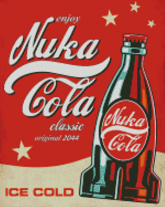 Nuka Cola Poster Diamond Painting art