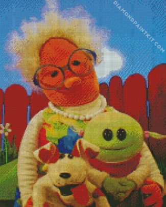 Nanalan Characters Diamond Painting art