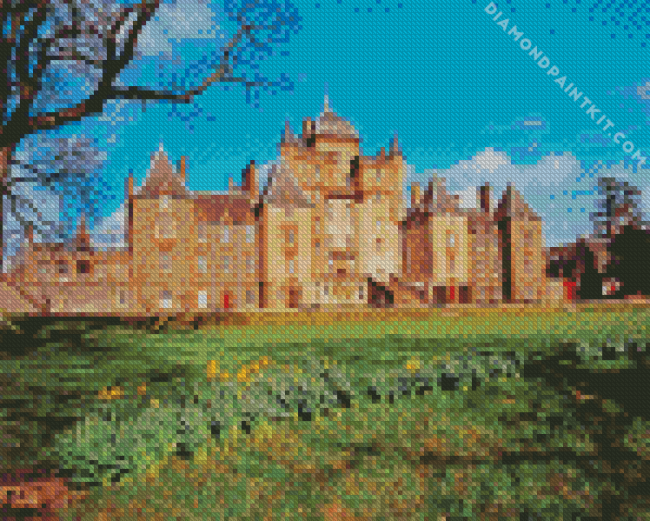 Thirlestane Castle Diamond Painting art