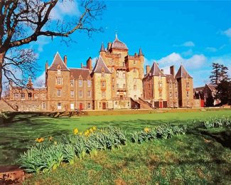 Thirlestane Castle Diamond Painting art