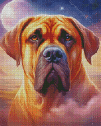 Boerboel Dog Diamond Painting