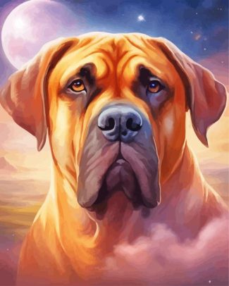 Boerboel Dog Diamond Painting art