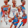 Oklahoma City Thunder Diamond Painting art