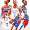 Oklahoma City Thunder Diamond Painting art