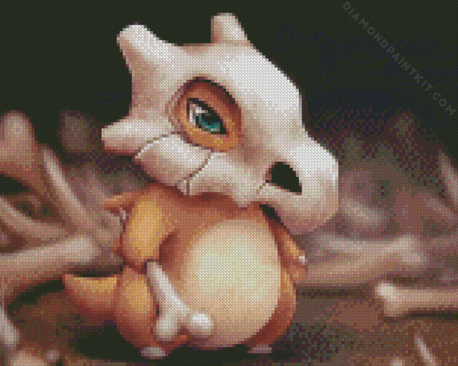 Pokemon Cubone Diamond Painting art