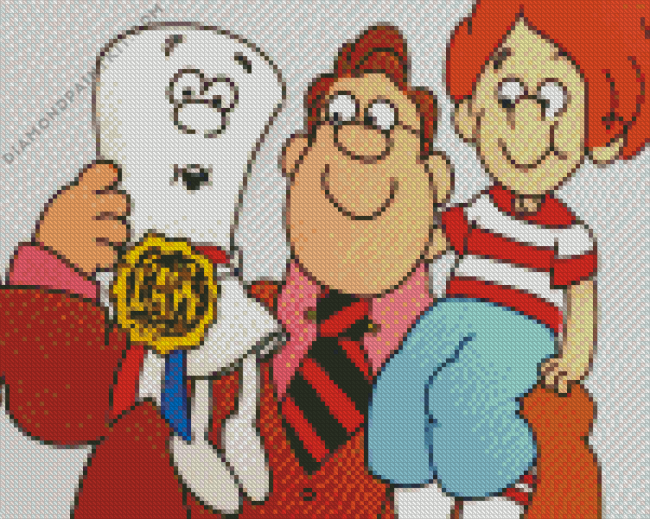 Schoolhouse Rock Characters Diamond Painting Art