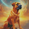 Aesthetic Boerboel Diamond Painting art