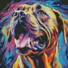 Colorful Boerboel Diamond Painting art