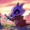 Cubone Flowers Diamond Painting art