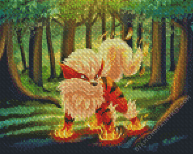 Arcanine Pokemon Diamond Paintings