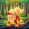 Arcanine Pokemon Diamond Paintings