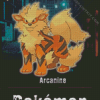 Arcanine Pokemon Poster Diamond Paintings