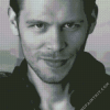 Monochrome Niklaus Mikaelson Diamond Paintings