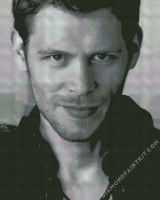 Monochrome Niklaus Mikaelson Diamond Paintings