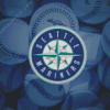 Seattle Mariners Baseball Team Logo Diamond Paintings