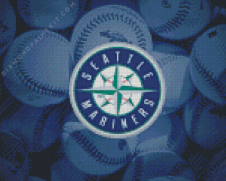 Seattle Mariners Baseball Team Logo Diamond Paintings