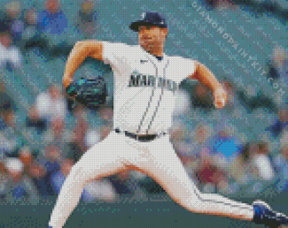 Aesthetic Seattle Mariners Player Diamond Paintings