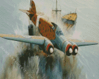 Aesthetic Torpedo Planes Diamond Paintings