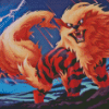 Cool Arcanine Pokemon Diamond Paintings