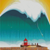 Nazare Portugal Poster Diamond Painting