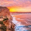 Nazare Portugal Sunset Diamond Paintings