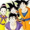 Goku And His Family Diamond Paintings