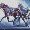 Harness Racing Art Illustration Diamond Paintings