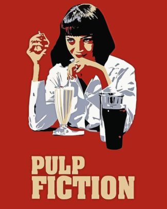 Mia Wallace Pulp Fiction Diamond Paintings